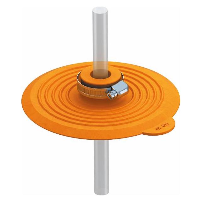 OBO Bettermann OBO DW RD10 Dichtmanschette für Rundleiter 10mm pastellorange 2003 TPE (2360041)