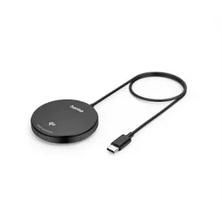 HAMA Kabelloses Qi2-Ladepad, 15W, Wireless Fast Charger, magnetisch, Schwarz