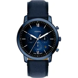 Fossil Quarz / Chronograph Neutra FS6168 - blau - 44mm