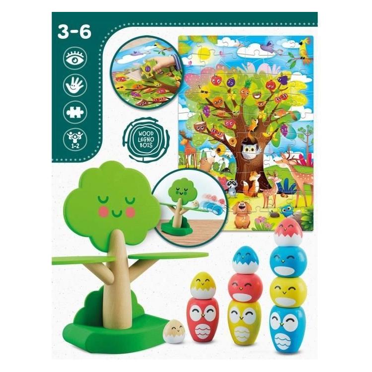 Lisciani Montessori Baby Wood Tree Balancing (Deutsch) (304-105397)