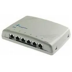 Telegärtner Netzwerk Patchpanel Mini Verteiler 6 Port Cat.6, Server Zubehör, Weiss