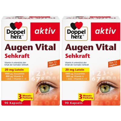 Doppelherz Augen Vital Sehkraft aktiv Kapseln 2x 2x90 St