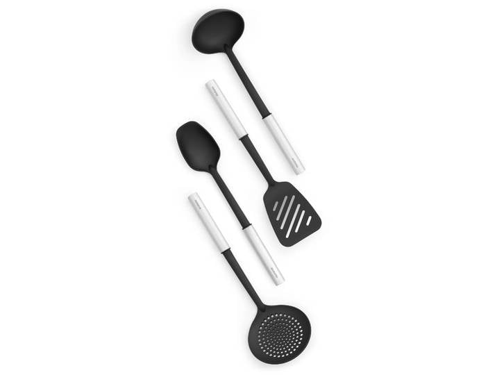 Brabantia Ensemble d ustensiles de cuisine anti-adhésifs Profile Acier inoxydable'