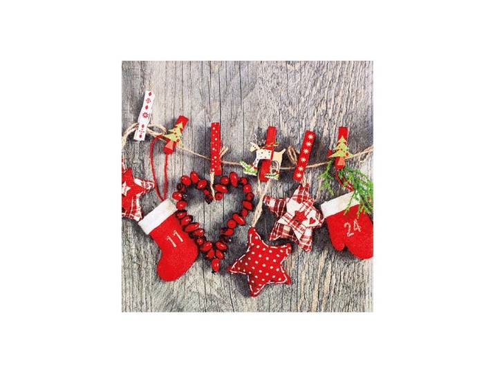 Servietten Xmas Garland