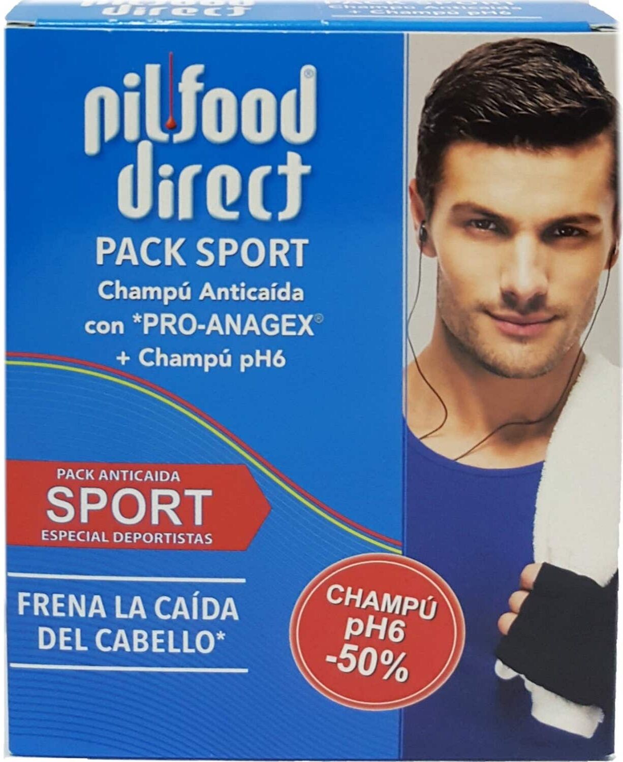 PilFood Pack Anticaída Sport Champú 2x200ml