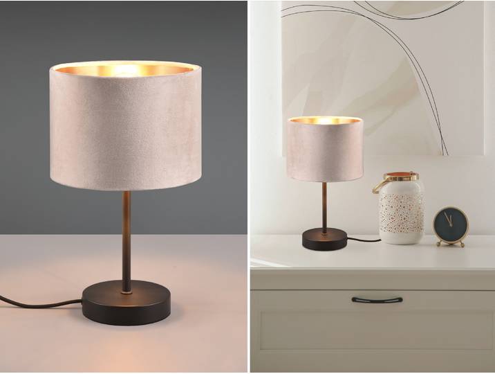 Tischleuchte JULIETA Beige Gold