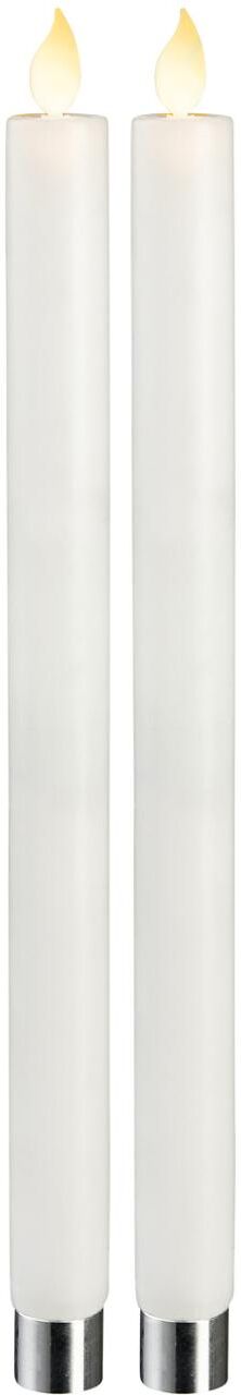 STAR TRADING Antikljus Twinkle LED timer 30cm vit 2/fp