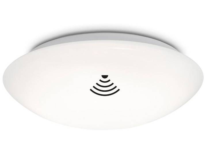 LED Deckenleuchte Bewegungsmelder Bewegungsmelder IP44 22W weiß Metall Briloner
