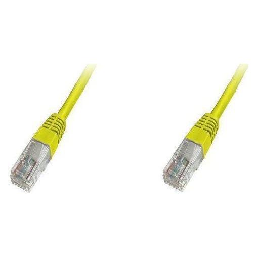 Goobay CAT 5e Patchkabel, U/UTP, Gelb, 0.5 m (U/UTP, CAT5e, 0.50 m) (68336)