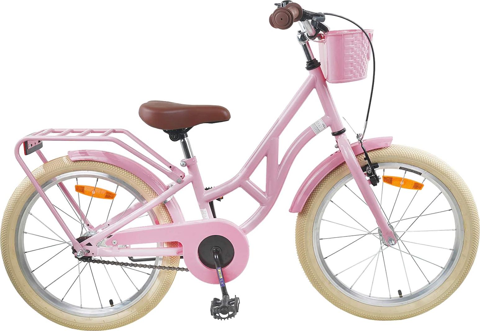 Kinderfahrrad 24 Zoll für 8-12 Jahre alt Hellrosa