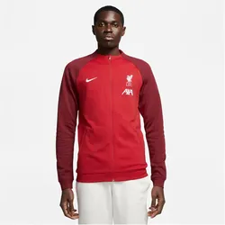 NIKE FC Liverpool Academy Pro Knit Fußball Trainingsjacke Herren 687 - gym red/team red/white XL
