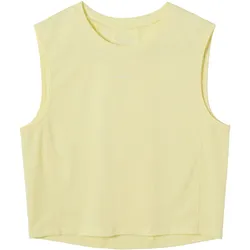 Fingerscrossed Road Crop Top Women Ärmelloses Fahrradtrikot Frauen - butter yellow - L