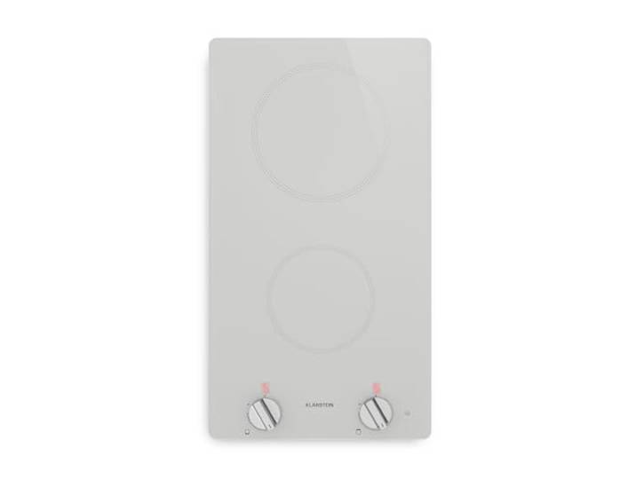 Klarstein Kochheld Induktionskochfeld - 2-Zonen, 3500W Boost, Drehknopf, Restwärmeanzeige & Überhitzungsschutz, Kompakt 30cm, Ceran, Energieeffiziente Induktionskochplatte