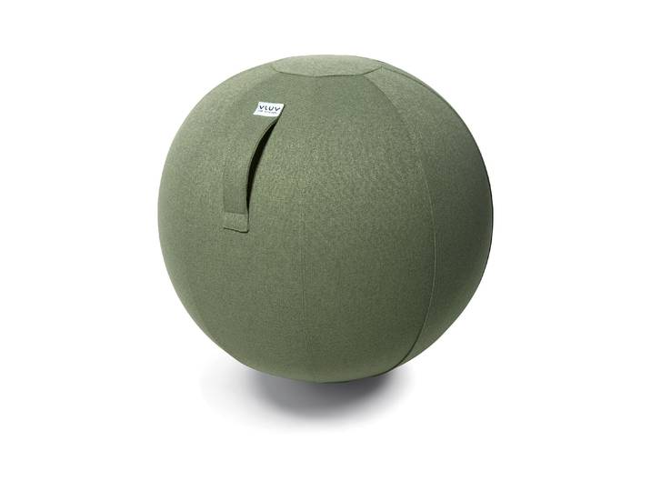 Sitzball VLUV Sova Pesto, Ø 60-65 c , grün, B:65cm H:65cm T:65cm, Polyester, Bälle, Sitzball
