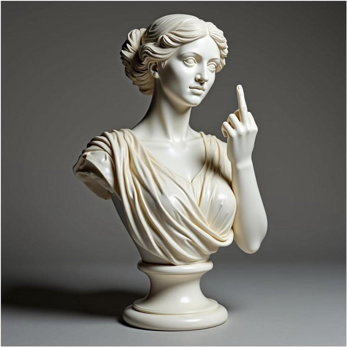 Handgemaakt Venus sculptuur decoratie voor in de woonkamer - Hoogte: 20 cm - Nuclear Nope