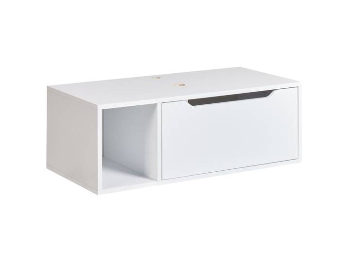 WASCHBECKENUNTERSCHRANK wandmontiertk 80 cm Weiß Cascavel