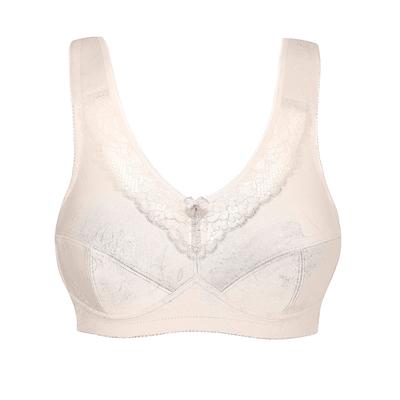 Entlastungs-BH SUSA "Entlastungs BH ohne Bügel Basic", Damen, Gr. 100, Cup C, beige (puder), Obermaterial: 55% Polyamid PA. 39% Baumwolle CO. 6% Elasthan EL., BHs Entlastungs-BH