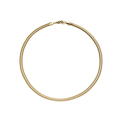 Kette ohne Anhänger JOBO, gold (goldfarben), Halsketten, Damen, Edelstahl, L: 45, Edelstahl goldfarben 45 cm