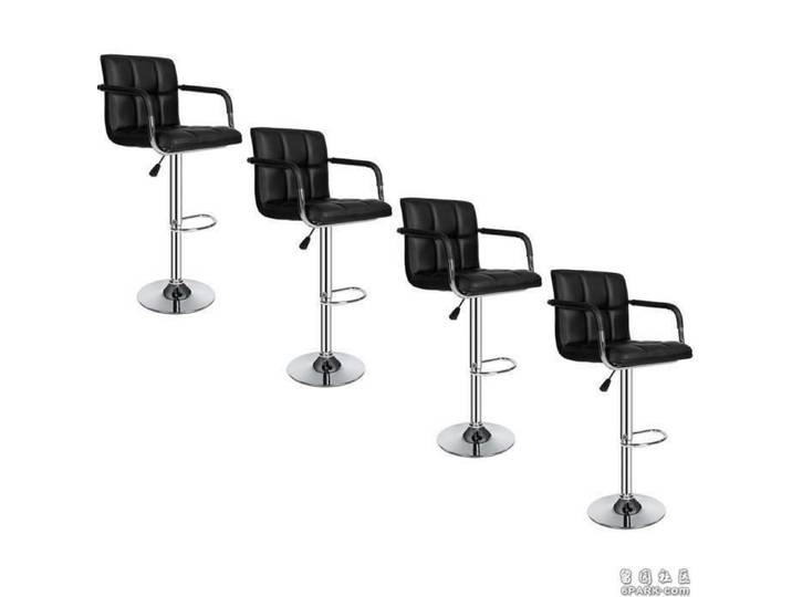LOT DE 4 TABOURET DE BAR TABOURET DE DESIGNE CHAISE FAUTEUIL BISTROT NOIR
