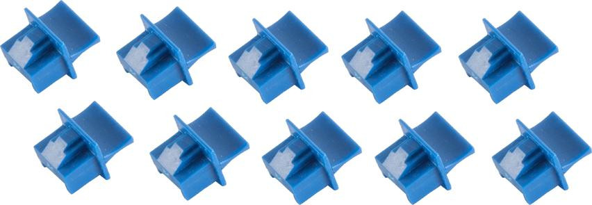Shiverpeaks Staubbescherming voor RJ45 koppelingen, blauw, BS08-01023-10