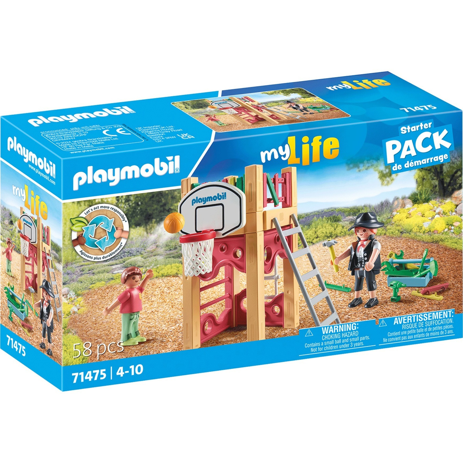 Playmobil 71475 Carpenter with Play Tower My Life - 58 stuks