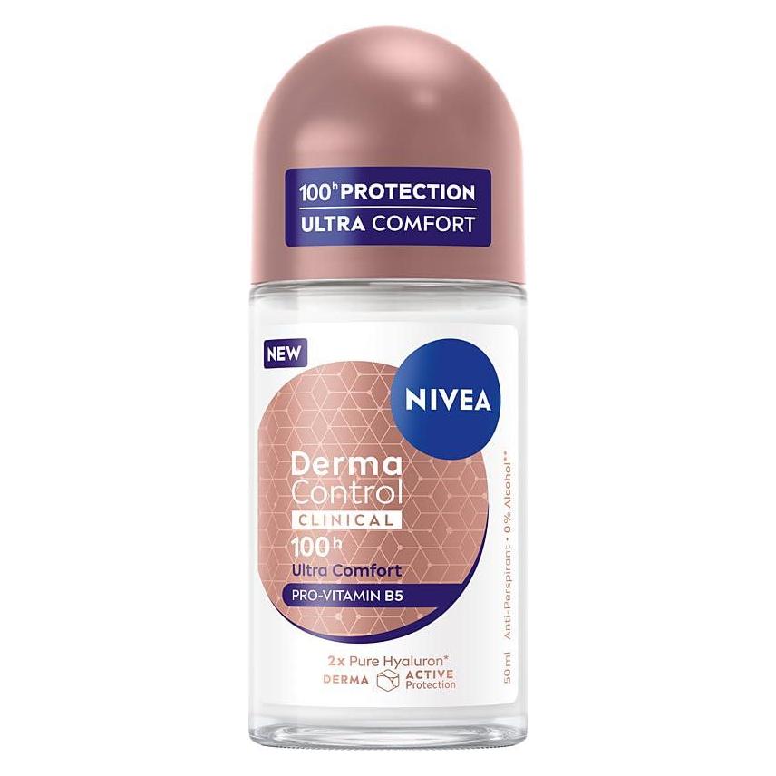 Nivea NIVEA Derma Control Clinical Ultra Soft antyperspirant w kulce 50ml (Roll-on, 50 ml) (70601326)