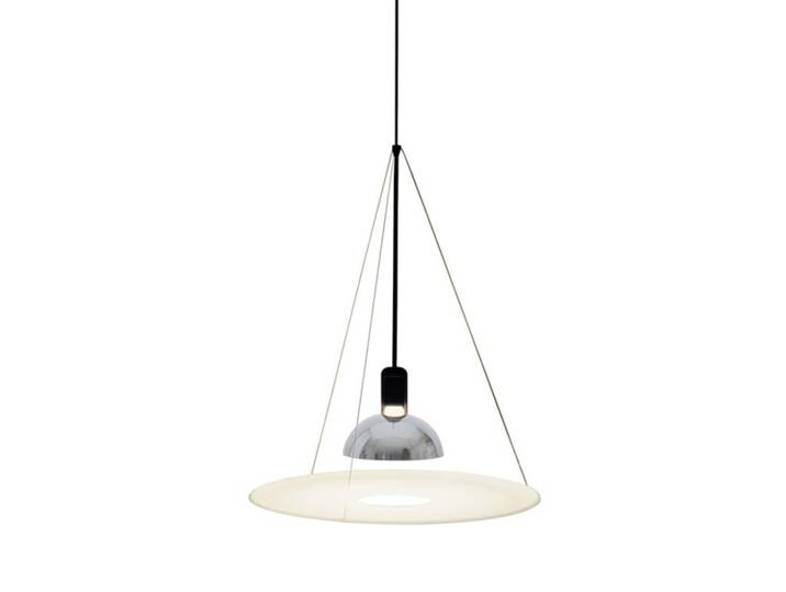 FLOS lampe à suspension FRISBI (Noir - Polimetilméthacrylate)