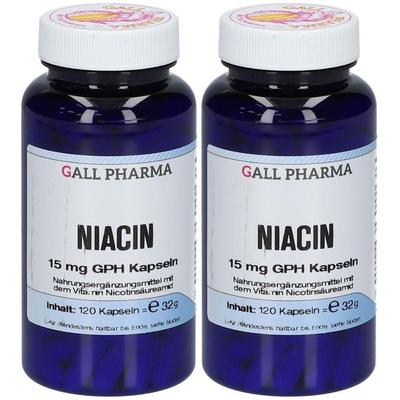 Niacin 15 mg Kapseln x2 2x120 St