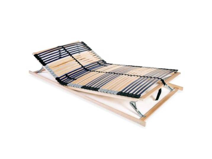 Buchenholzrahmen Birkenholzleisten 7 Zonen verstellbar Mehrfarbig 100x200 Lattenrost 42 Latten 7 Zonen 100x200 cm Birkenholz verstellbar Kopf- und Fußteil Härtegrade individuell einstellbar für