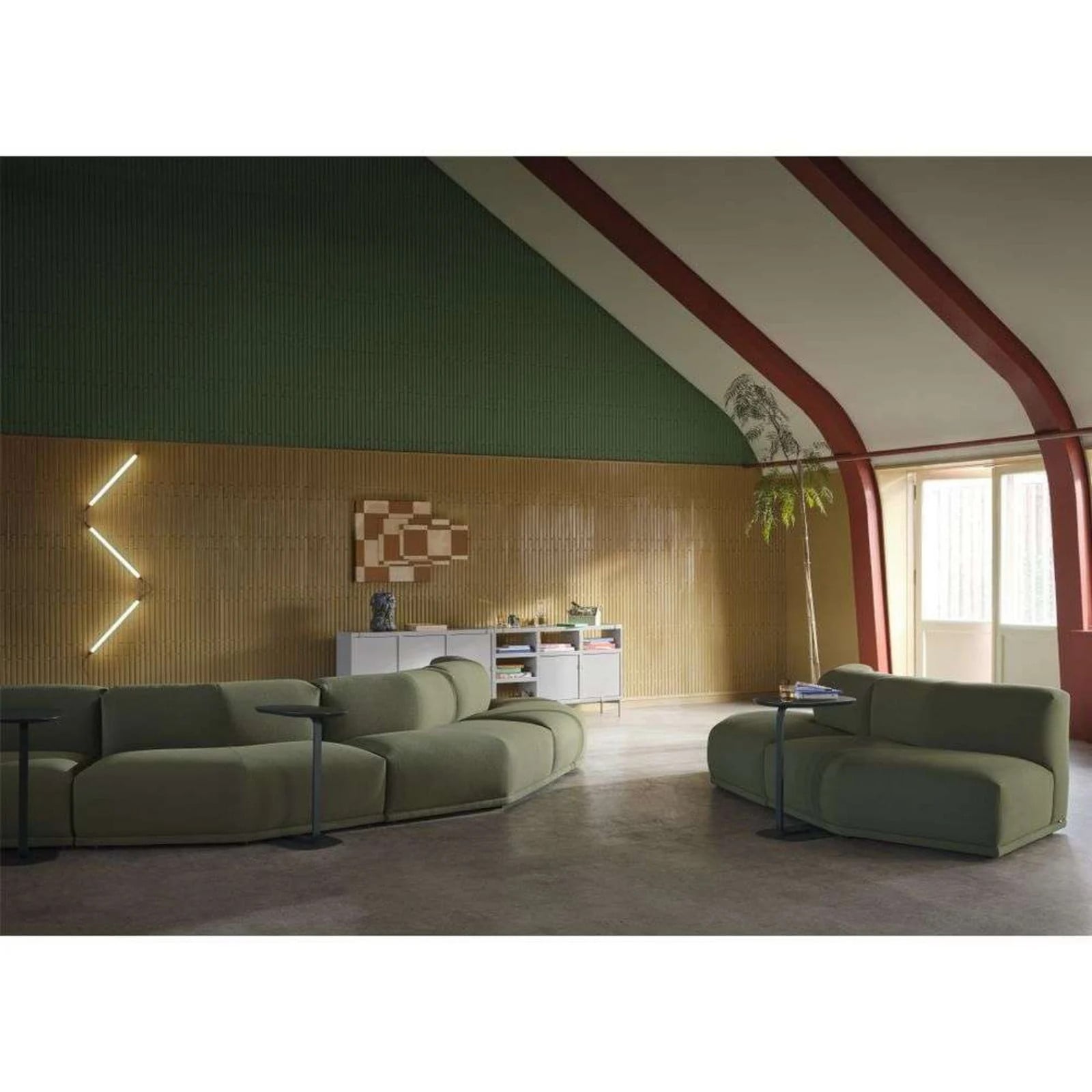 Muuto Fine 4 Wand- en Plafondlamp Black - Aluminium