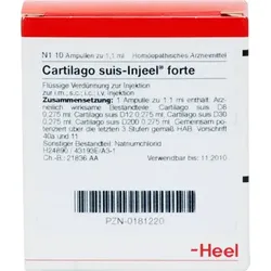 CARTILAGO suis Injeel forte Ampullen 10 St