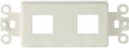 ALPHA ELETTRONICA Alpha 96-084.Supporto a 2 modulo per frutti Keystone