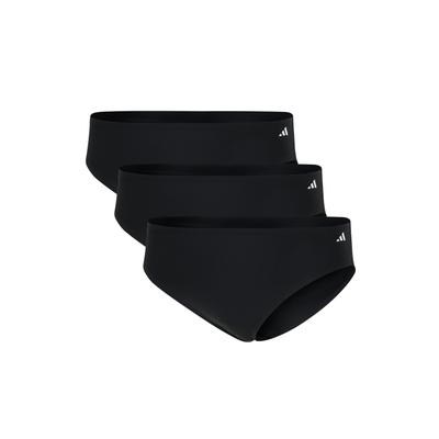 Slip ADIDAS ORIGINALS "Slip Bikinislips Active Light Flex 3P 3er Pack", Damen, Gr. S, schwarz, Obermaterial: 76% Polyamid PA. 24% Elasthan EL., Unterhosen Slip