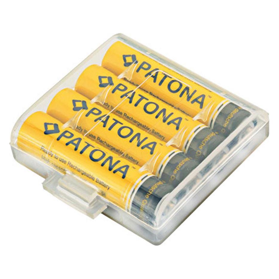 Patona Akku 4x Micro AAA 900mAh NiMH (4 Stk., AAA, 900 mAh) (1190)