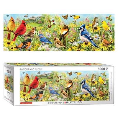 Backyard Birds Panoramic 1000pc