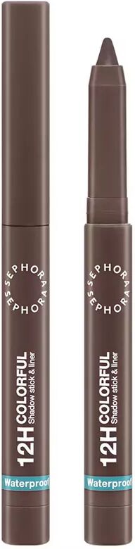 SEPHORA - 12H Colorful - Lidschatten und Stift, 1.4 g,  Espresso matte