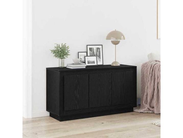 Buffet - Bahut/Commode couloir Noir Magnifique Buffet Chêne noir 102x35x55cm - bois d'ingénierie CL9356933