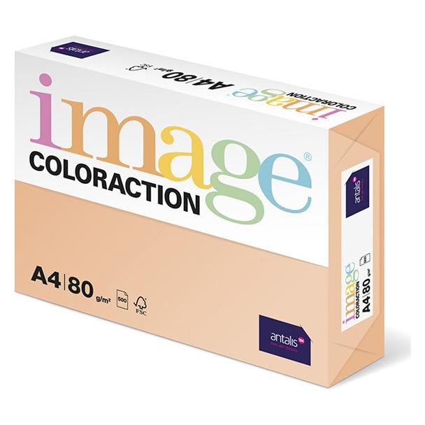 Image Kopipapir Coloraction A4 80g Savana Pale Salmon 500ark/pkt - (500 ark pr. pakke) (A4, 500 Blätter, 80 g/m²) (SA24)