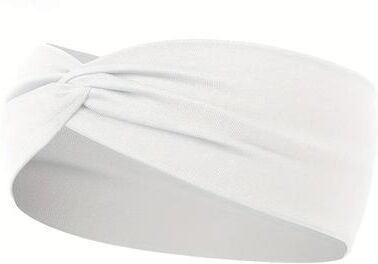 Fusion Finds Comfort Fit Wide Headband Knotted Yoga Headband For Sports, Running & Everyday Style 16