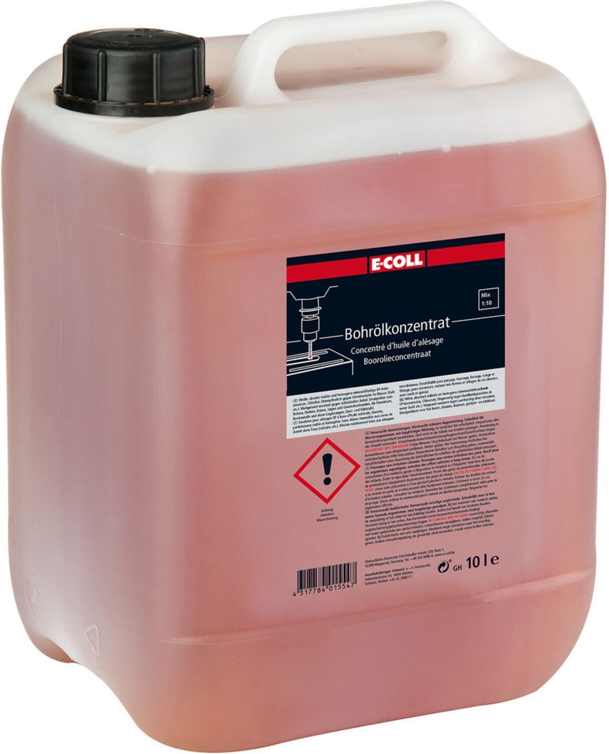E-COLL Bohrölkonzentrat 10L Kanister chlorfrei(F) (4317784015547)