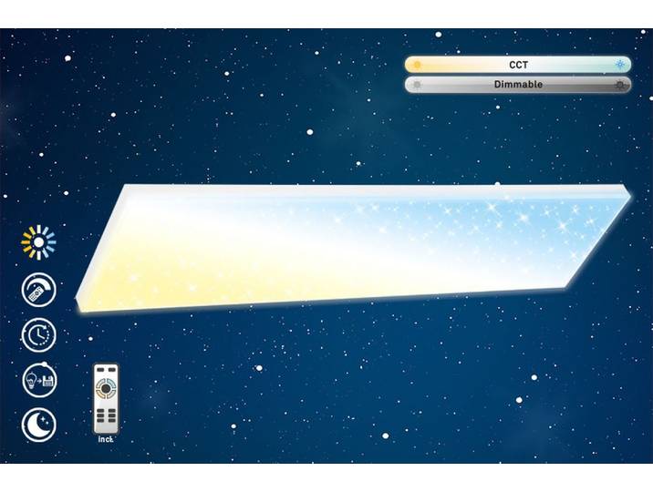 BRILONER LEUCHTEN LED Panel FRAMELESS , weiß (weiß, neutral), Leuchten, LED Panel