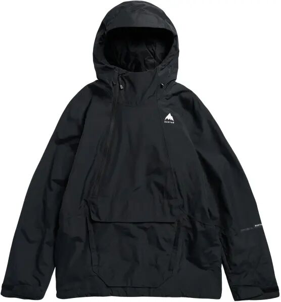 Burton Reserve 2L Relaxed Anorak (L - True Black)  - Black - Size: Large