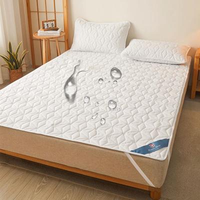 Uplift Essentials Waterproof Mattress Protector Breathable Noiseless Mattress Cover With Elastic Straps 7680 In grey