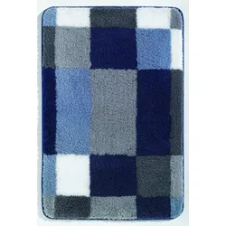 Badteppich EDGE (LBH 90x60x2 cm) - blau - LBH 90x60x2 cm