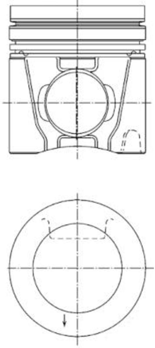 Kolben KOLBENSCHMIDT 41166600