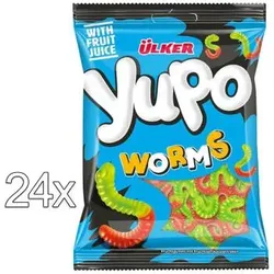 Ülker Yupo Worms Fruchtgummis 24x 80g