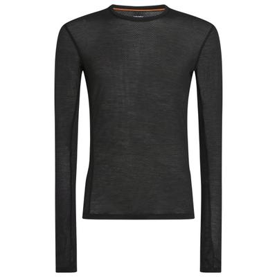 Icebreaker - Merino 75 Cool-Lite Featherlight L/S Crewe - Longsleeve Gr M schwarz