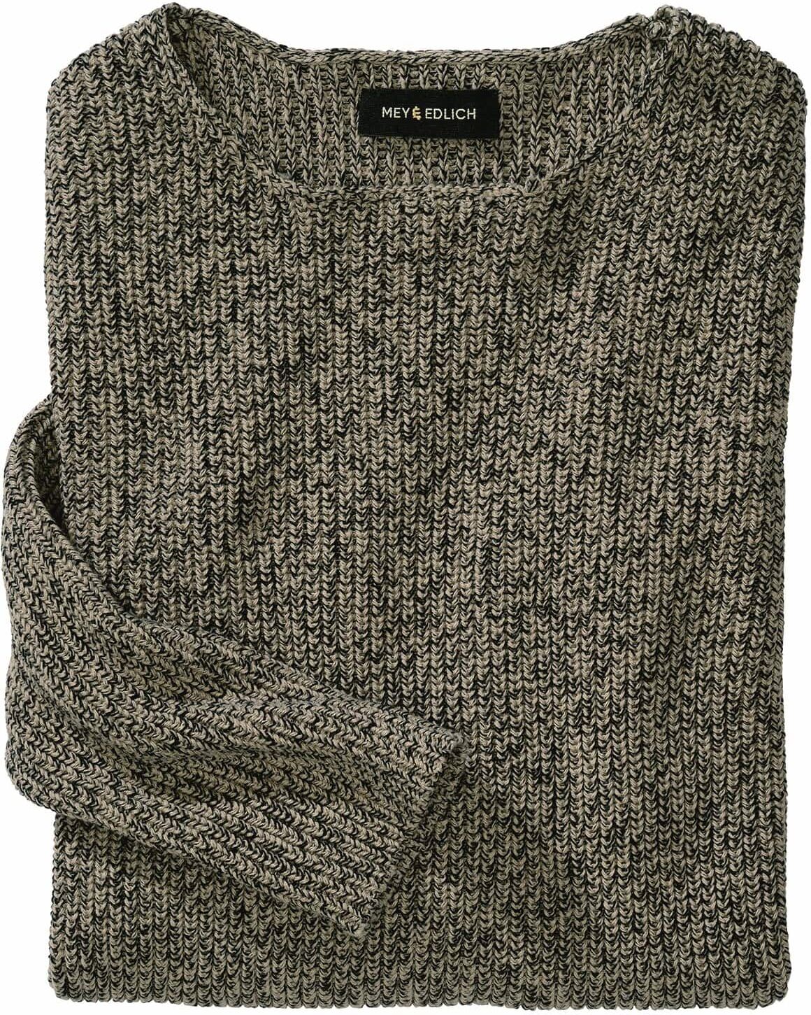 Mey & Edlich Halb-Voll-Pullover Braun 56