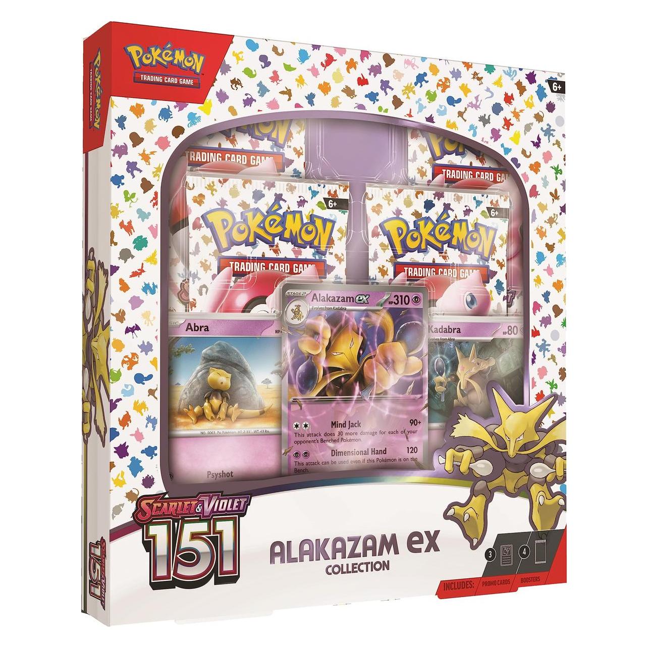 Pokémon TCG Scarlet & Violet 151 Alakazam Ex Box - Foil-Promo-Karten und Booster-Packs (Box Set & Collection) (2023 Pokèmon Scarlet & Violet-820650855269)