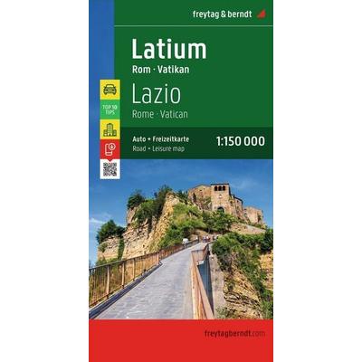 freytag & berndt Straßenkarte Latium - Rom - Vatikan 1:150.000, Sonstige von , KOMPASS Freytag & Berndt, 978-3-7079-1490-0